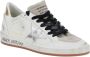 Golden Goose Zilveren Leren Sneakers Wit Zwart White Dames - Thumbnail 2