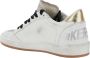 Golden Goose Zilveren Leren Sneakers Wit Zwart White Dames - Thumbnail 3