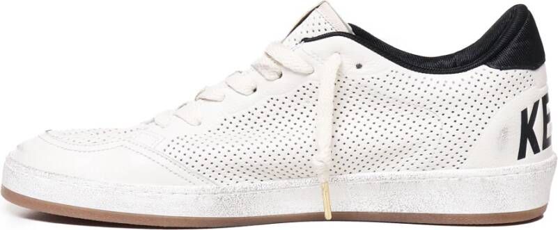 Golden Goose Witte Ballstar Sneakers White Heren