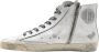 Golden Goose Witte Blauwe Sneakers Francy Stijl White Dames - Thumbnail 2