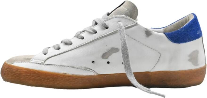 Golden Goose Witte Bruine Superstar Sneakers White Heren