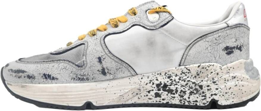 Golden Goose Witte Cement en Navy Star Sneakers Multicolor Heren