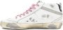 Golden Goose Witte en groene sterren sneakers White Heren - Thumbnail 2