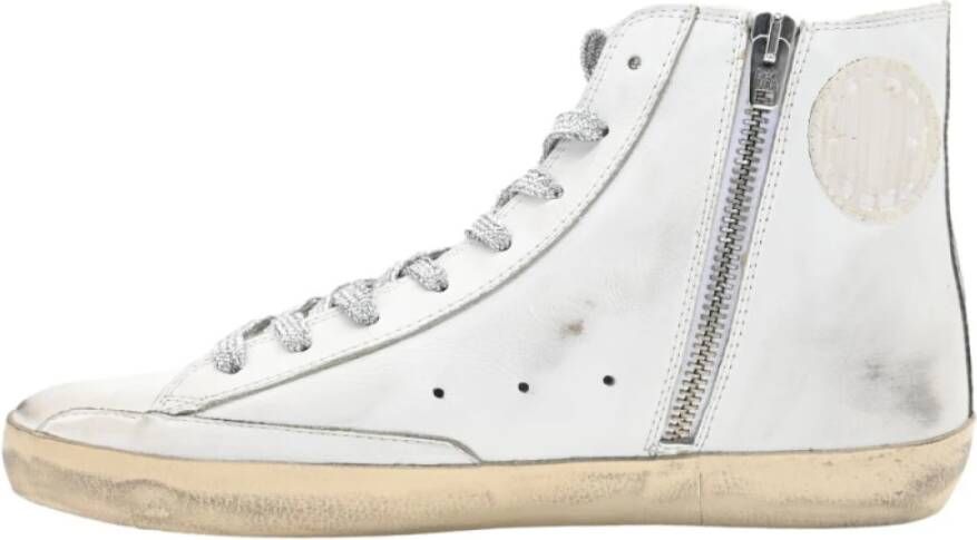 Golden Goose Witte Fucsia Ster Sneakers White Dames