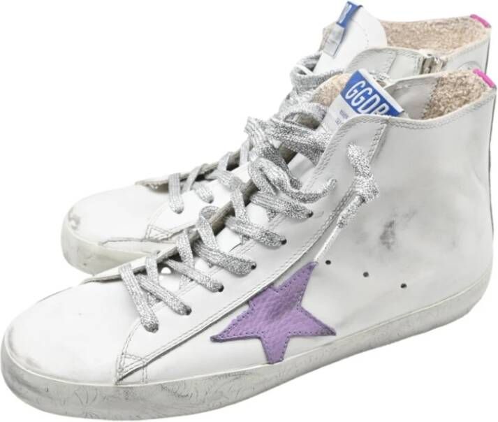 Golden Goose Witte Fuxia Sneakers Francy Stijl White Dames