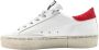 Golden Goose Witte Glitter Rode Hi-Star Sneakers White Dames - Thumbnail 2