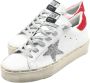 Golden Goose Witte Glitter Rode Hi-Star Sneakers White Dames - Thumbnail 3