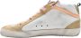 Golden Goose Witte Grijze Ster en Beige Sneakers Beige Dames - Thumbnail 2