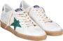 Golden Goose Witte Groene Leren Sneakers met Suède Ster White Heren - Thumbnail 2