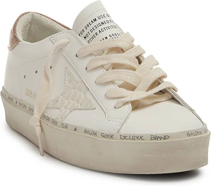 Golden Goose Witte Hi Star Sneakers White Dames