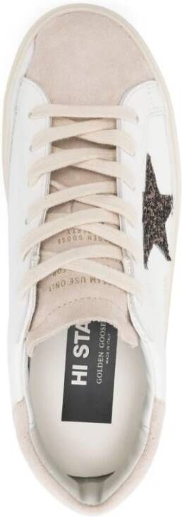 Golden Goose Witte Hi Star Sneakers White Dames