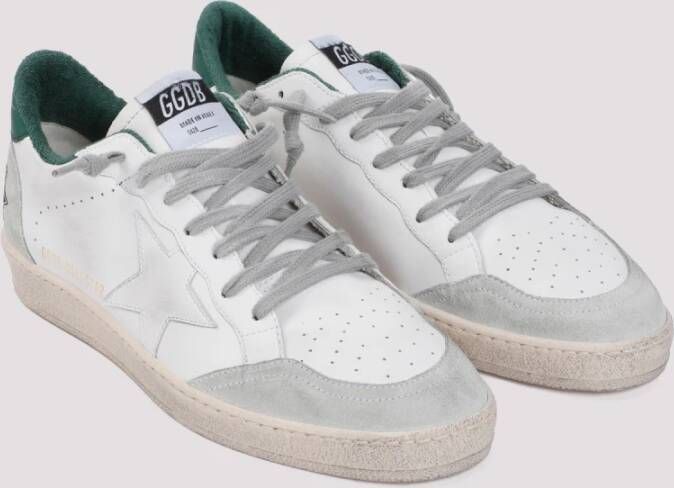 Golden Goose Witte Ice Green Ballstar Sneakers Multicolor Heren