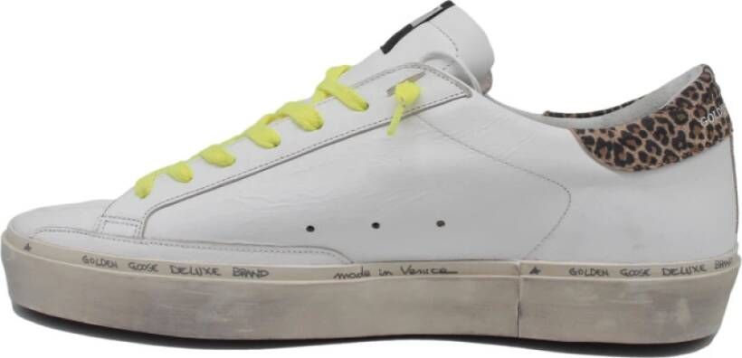 Golden Goose Witte Leo Sneakers Authenticiteitskaart White Heren