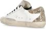 Golden Goose Witte Leren Glitter Ster Sneakers White Dames - Thumbnail 4