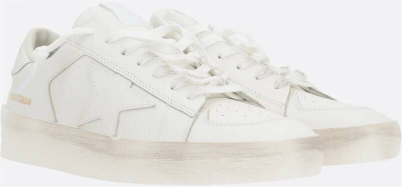 Golden Goose Witte Leren Lage Sneaker White Heren