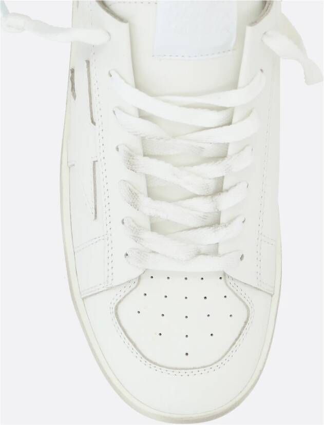 Golden Goose Witte Leren Lage Sneaker White Heren