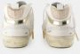 Golden Goose Witte Leren Mid Star Sneakers White Dames - Thumbnail 9