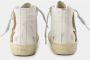 Golden Goose Witte Leren Slide Sneakers met Messing Details White Dames - Thumbnail 6