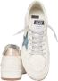 Golden Goose Witte leren sneakers met blauwe suède ster White Dames - Thumbnail 2