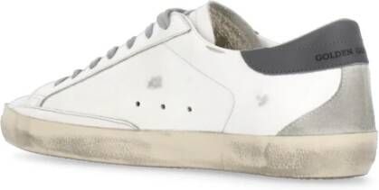 Golden Goose Witte Leren Sneakers met Contrasterende Details White Dames