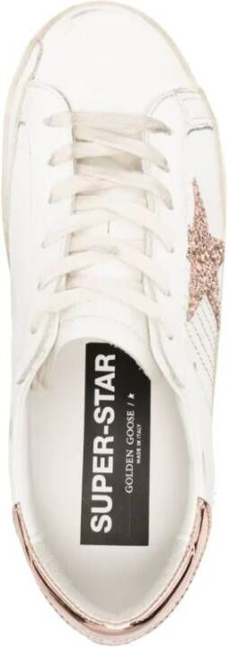 Golden Goose Super-Star Sneakers Witte Vrouw Vissen Rozen Ster White Dames - Foto 8