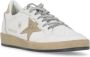 Golden Goose Witte Leren Sneakers met Gouden Ster White Dames - Thumbnail 3