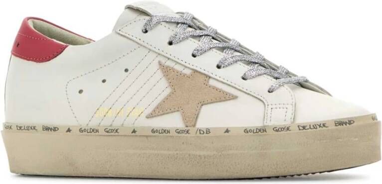 Golden Goose Witte Leren Sneakers met Hi Star Stijl White Dames