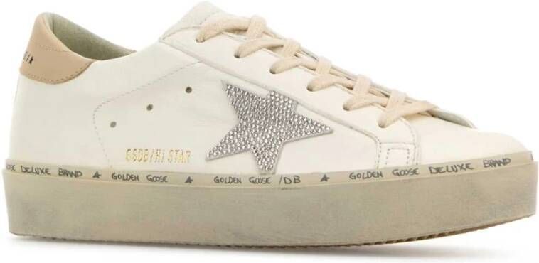 Golden Goose Witte Leren Sneakers met Hi Star Stijl White Dames