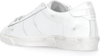 Golden Goose Witte Leren Sneakers met Logo Detail White Heren