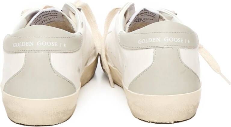 Golden Goose Witte Leren Sneakers met Logobinnenzool White Dames