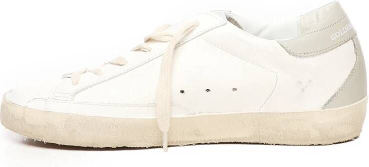 Golden Goose Witte Leren Sneakers met Logobinnenzool White Dames