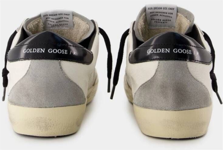 Golden Goose Witte Leren Sneakers met Messing Details White Heren