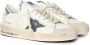 Golden Goose Witte Leren Sneakers met Platte Zool White Heren - Thumbnail 2