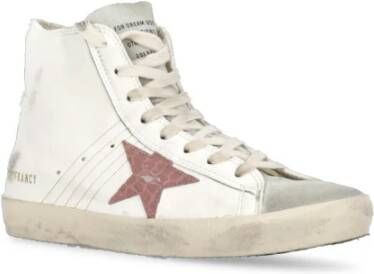 Golden Goose Witte Leren Sneakers met Sterdetail White Dames