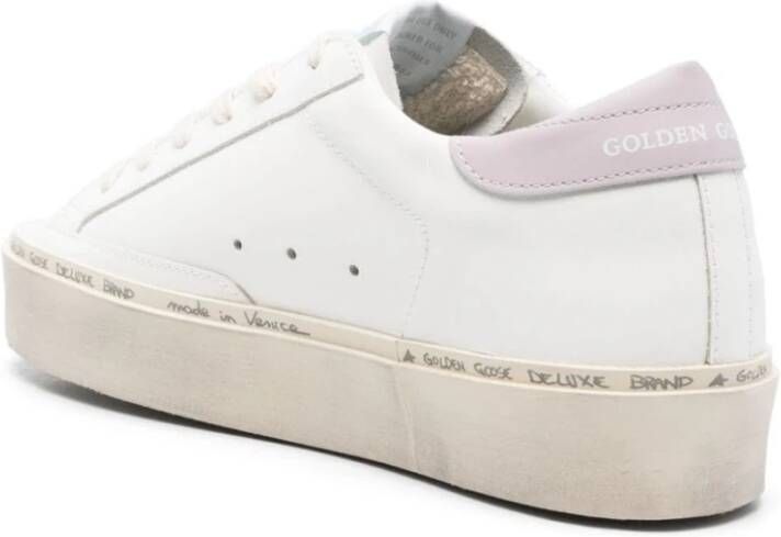 Golden Goose Witte Leren Sneakers met Sterdetail White Dames