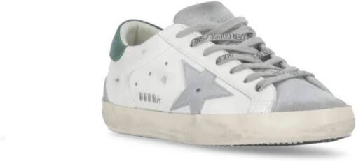 Golden Goose Witte Leren Sneakers met Sterdetail White Heren