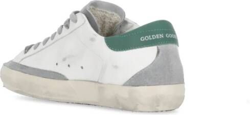 Golden Goose Witte Leren Sneakers met Sterdetail White Heren