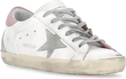 Golden Goose Witte Leren Sneakers met Sterlogo White Dames