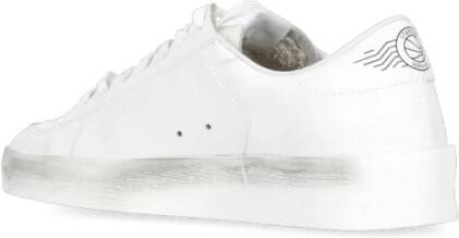 Golden Goose Witte Leren Sneakers met Sterlogo White Dames