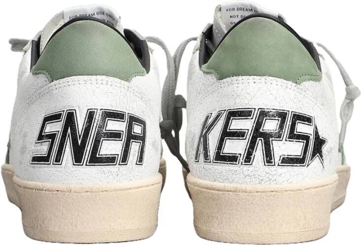 Golden Goose Witte Leren Sneakers met Sterlogo White Heren