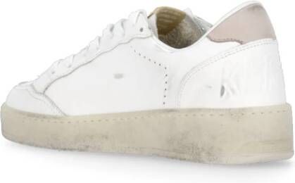 Golden Goose Witte Leren Sneakers met Vernietigend Effect White Dames