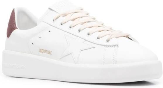 Golden Goose Witte Leren Sneakers Stijlvol Klassiek White Heren