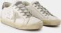 Golden Goose Witte Leren Sneakers met Contrasterende Details White Dames - Thumbnail 13