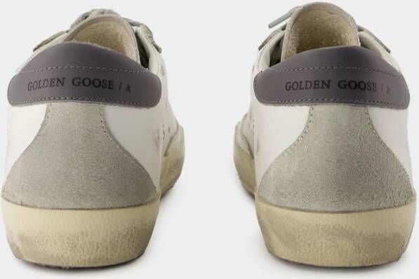 Golden Goose Witte Leren Sneakers Super Star White Dames