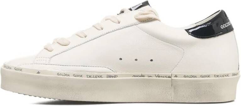 Golden Goose Witte Leren Sneakers Verhogen Garderobe White Dames