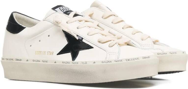 Golden Goose Witte Leren Sneakers Verhogen Garderobe White Dames