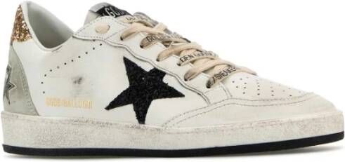 Golden Goose Witte Leren Sneakers White Dames