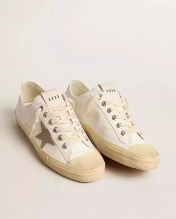 Golden Goose Witte leren sneakers White Heren