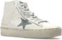 Golden Goose Witte Leren Ster Sneakers Italië White Dames - Thumbnail 2