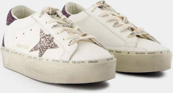 Golden Goose Witte Leren Ster Sneakers White Dames